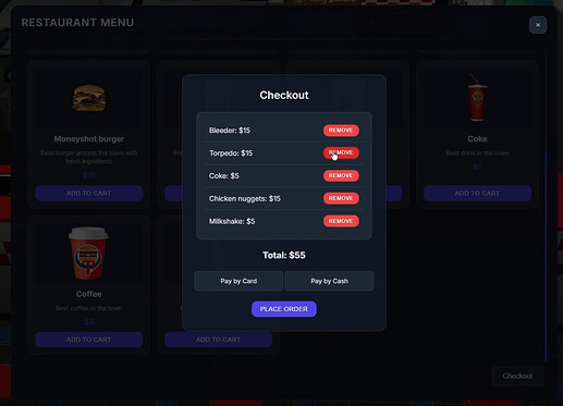 Advanced burgershot job