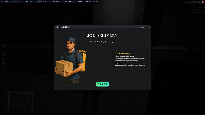 DELIVERY JOB