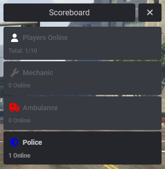 Context Menu Scoreboard (ox_lib’s context menu)