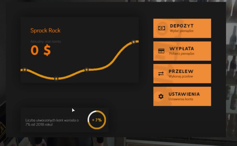 New banking script with accounts