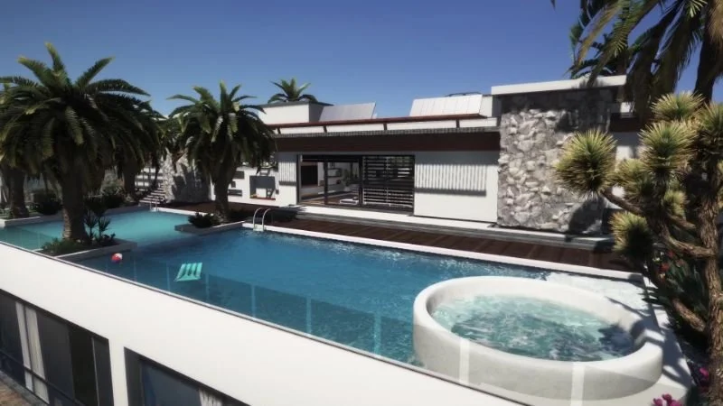 Rooftop Eclipse Tower House