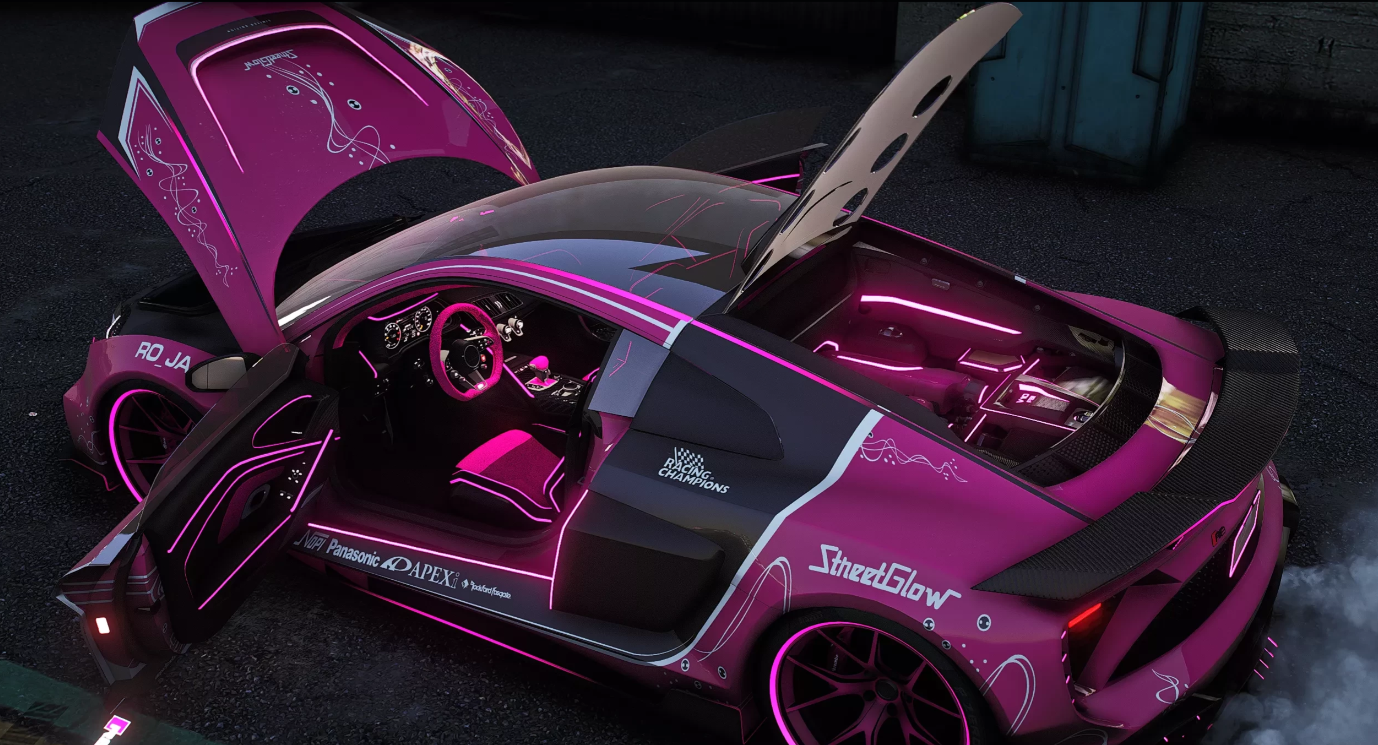 Custom Animated Audi R8 EMR Kit Suki